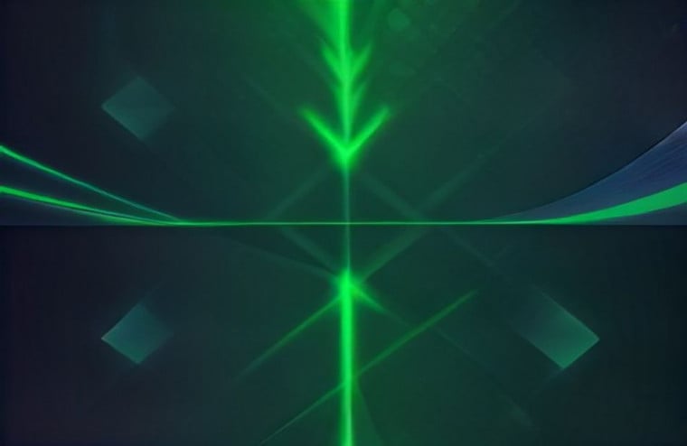 Neon Green HD AI Wallpaper