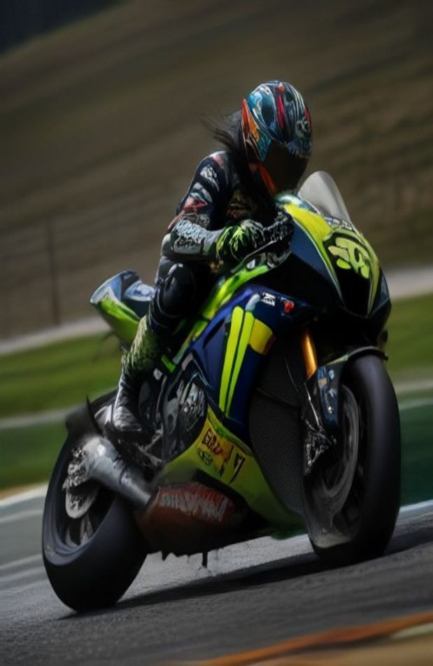 Valentino Rossi AI Wallpaper HD
