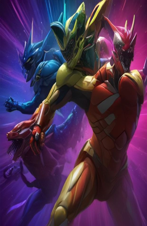 Power Rangers Dino Charge AI Wallpaper