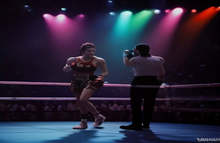 Boxing Ring AI Wallpaper