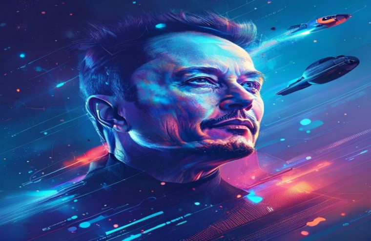 Elon Musk AI Wallpaper