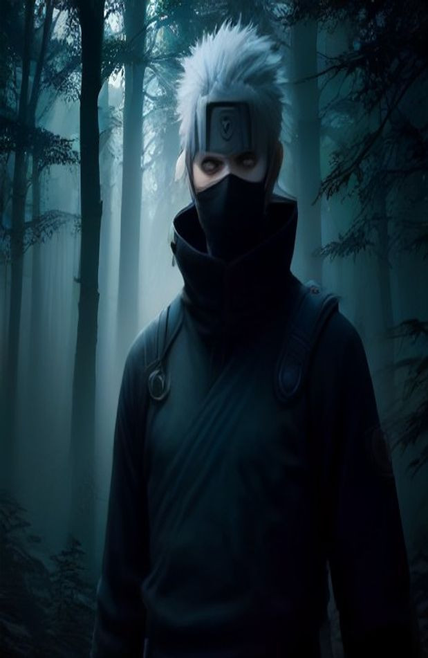 Kakashi Anbu AI Wallpaper