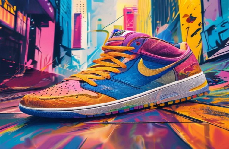 Nike Dunk Low AI Wallpaper