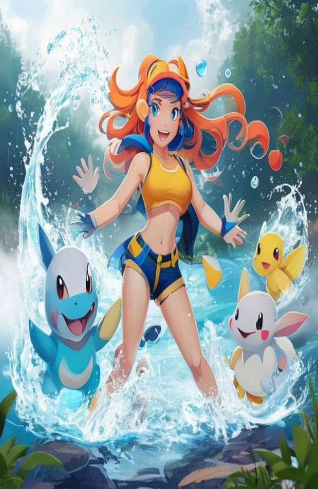 Pokemon Misty AI Wallpaper