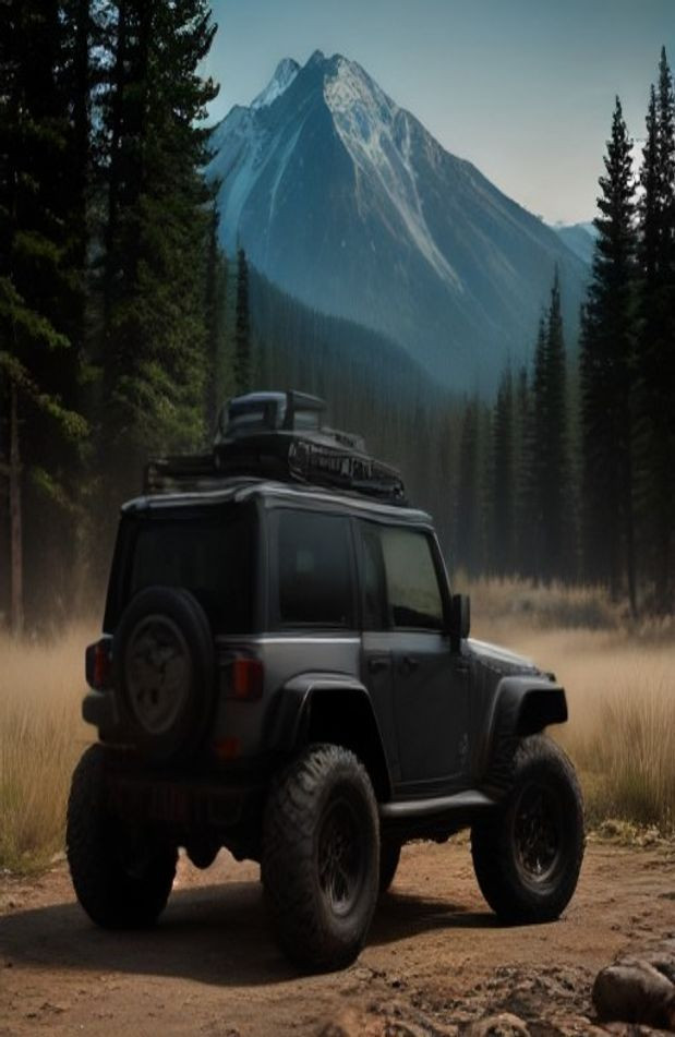 Jeep Logo AI Wallpaper