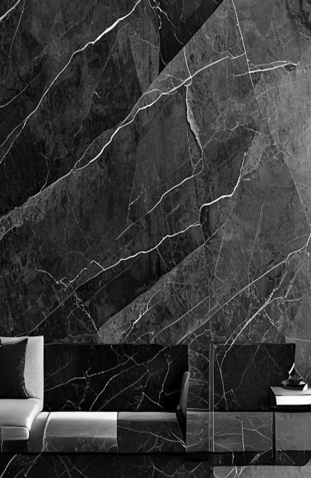 Black Granite AI Wallpaper