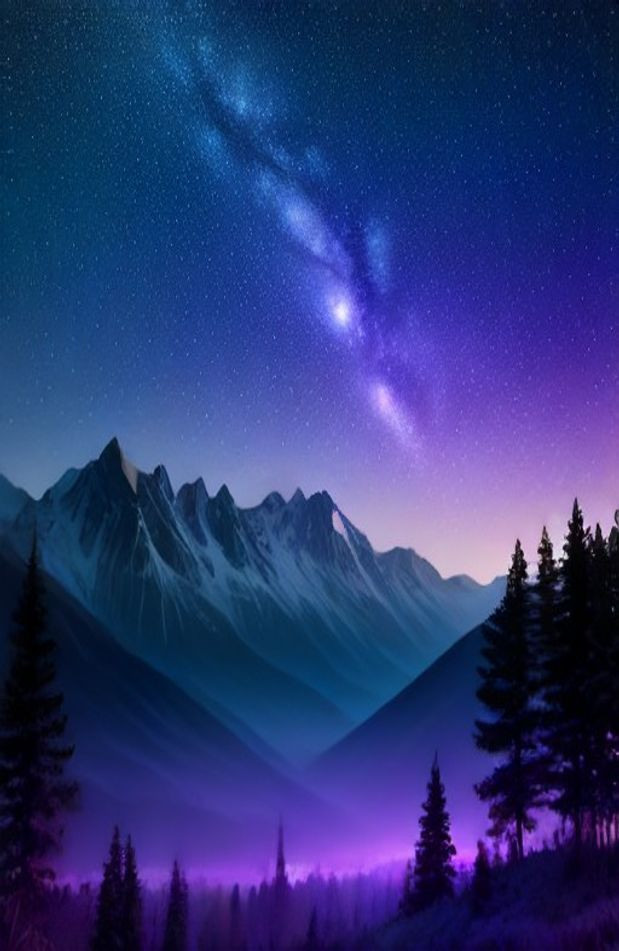 HD AI Wallpaper Night Sky