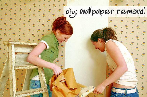Free Download Diy Wallpaper Removal DIY Wallpapering Out With The Old In With The 600x395 For 