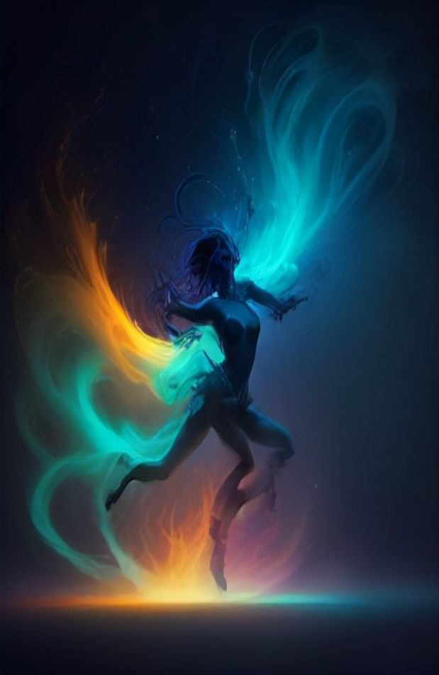Cool Fire AI Wallpaper
