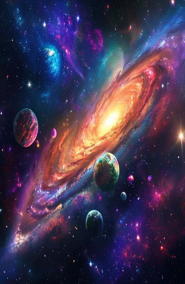 5k Space AI Wallpaper