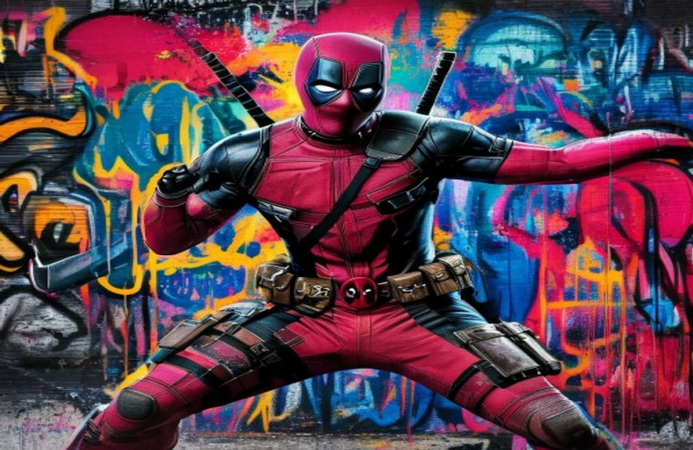 Deadpool AI Wallpaper