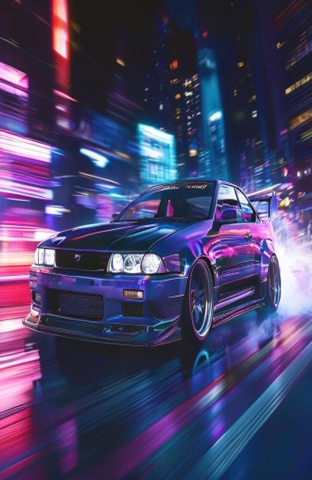 Nissan Silvia S15 AI Wallpaper