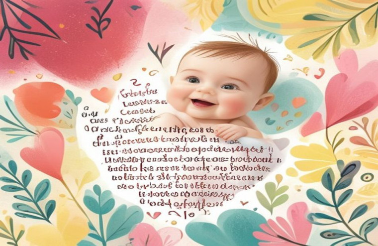 Cute Baby AI Wallpaper With Quotes