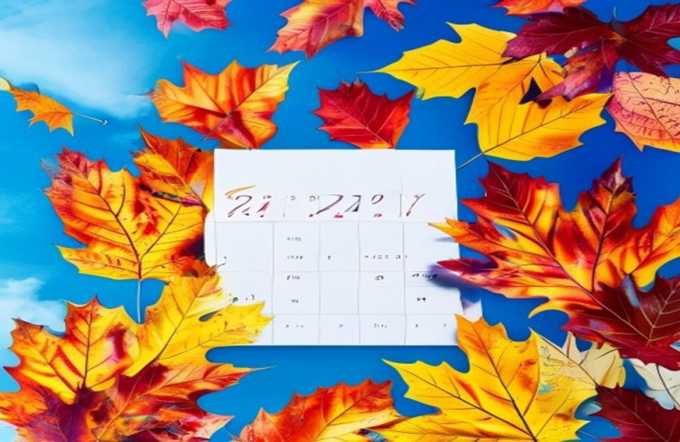 October Calendar AI Wallpaper
