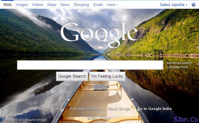 how to change google chrome background on iphone
