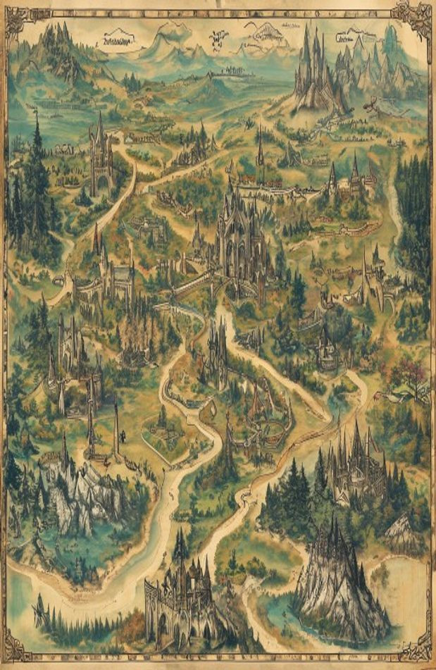 Game Of Thrones Map AI Wallpaper