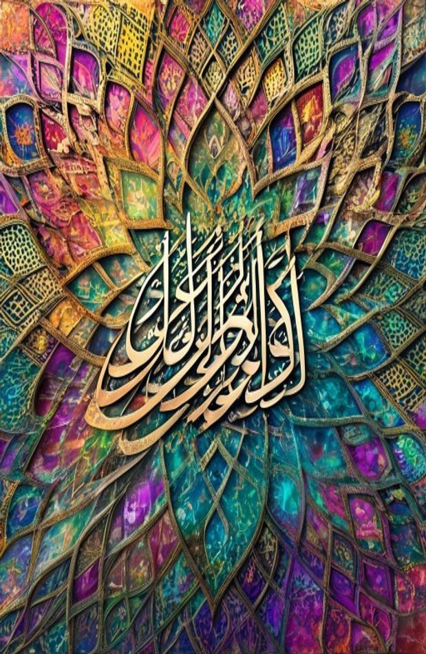 Islamic Calligraphy AI Wallpaper HD