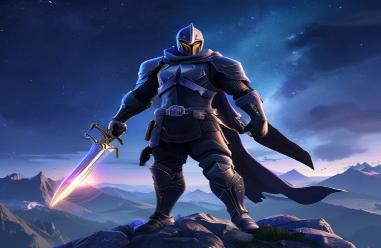 Fortnite Black Knight AI Wallpaper