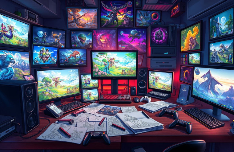Game Developer AI Wallpaper