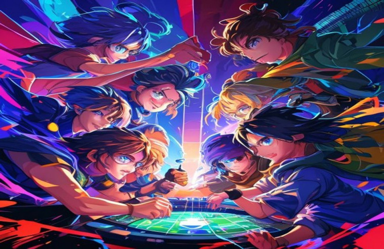 Tomodachi Game HD AI Wallpaper