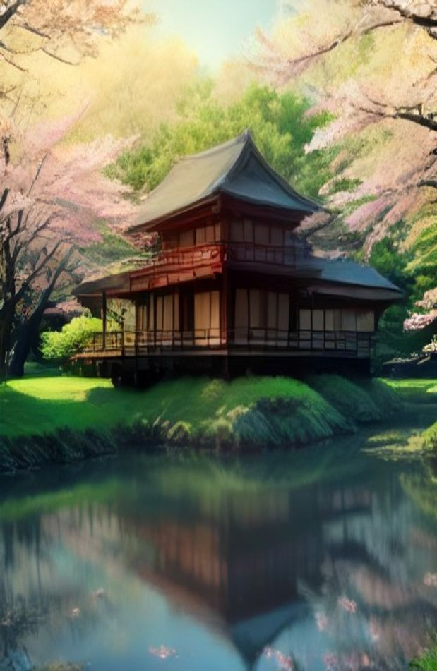 Japanese Aesthetic AI Wallpaper