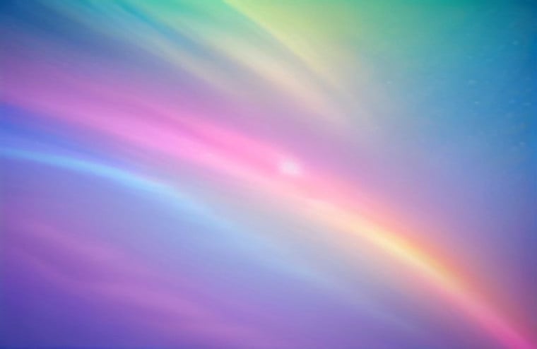 Pastel Rainbow AI Wallpaper