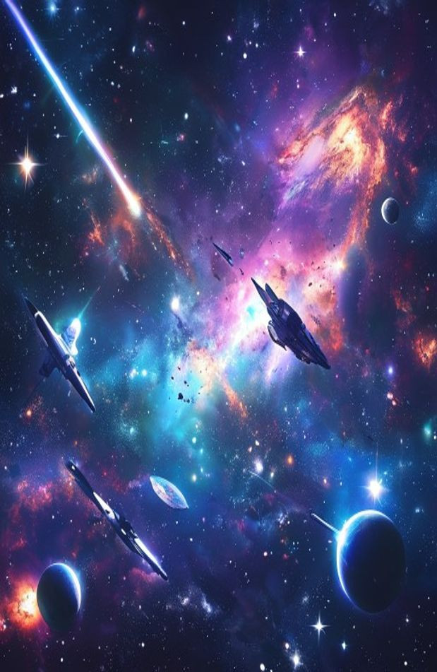 Star Wars Space AI Background Powerpoint