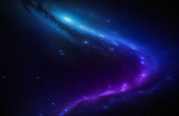 Black Galaxy AI Wallpaper
