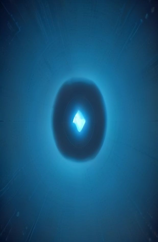 Blue Matrix Code AI Wallpaper Live