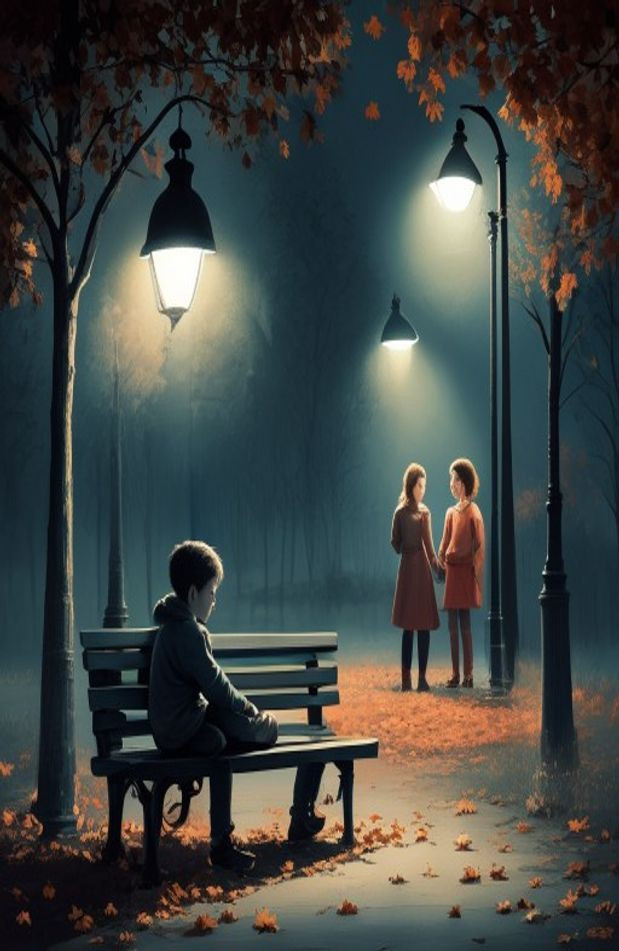 Sad Boy AI Wallpaper Of Love