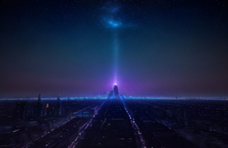 Retro Sci Fi AI Wallpaper