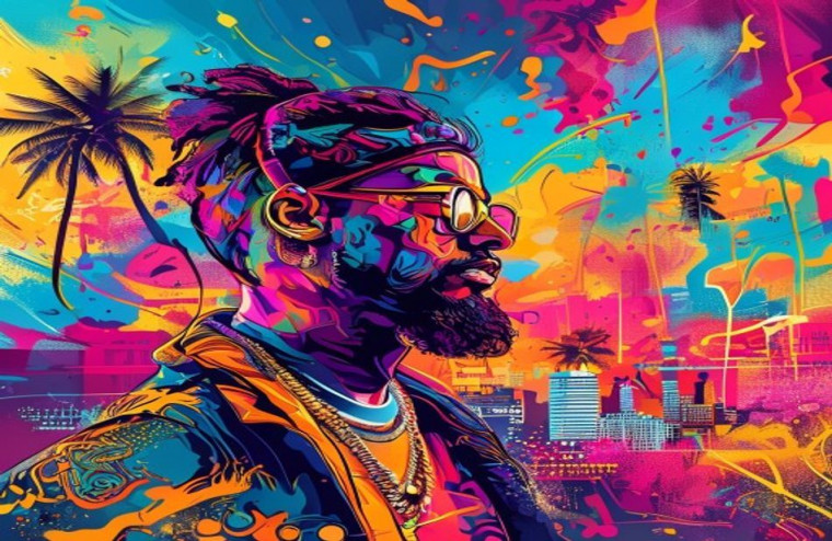Hiphop Tamizha AI Wallpaper