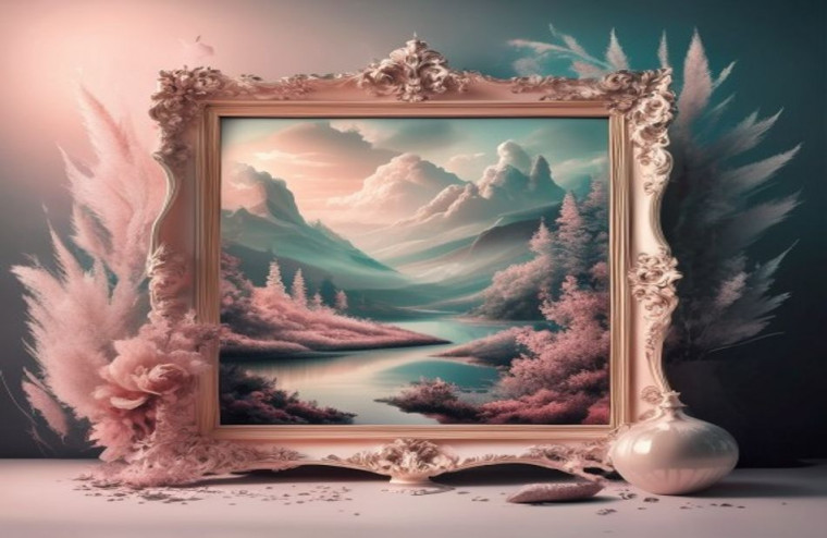HD Photo Frame AI Wallpaper