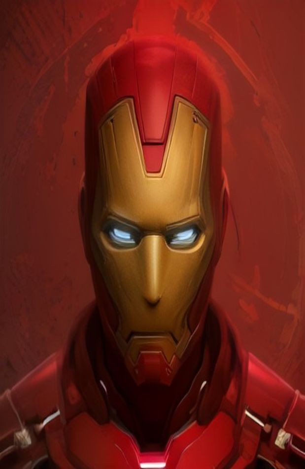 Iron Man Face AI Wallpaper