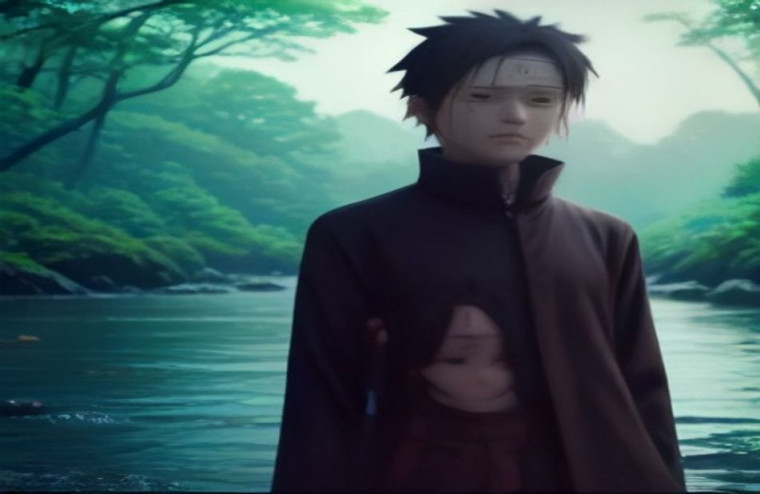 Obito And Rin AI Wallpaper