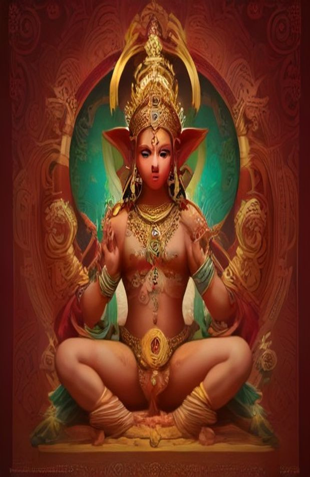Vinayagar Murugan AI Wallpaper