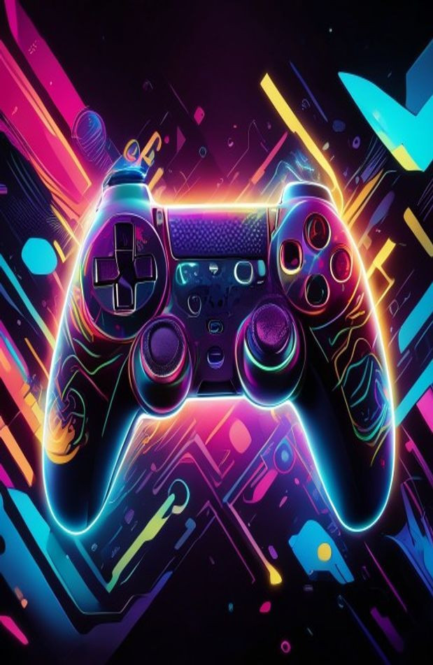 Gaming Controller AI Wallpaper