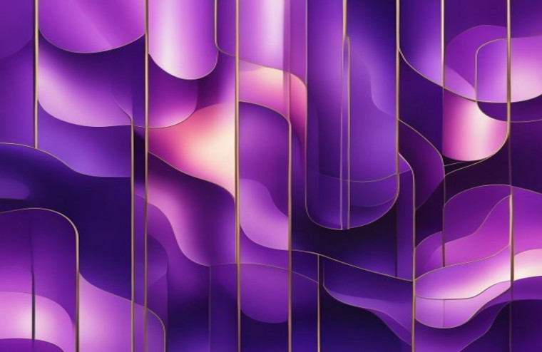Purple Windows AI Wallpaper