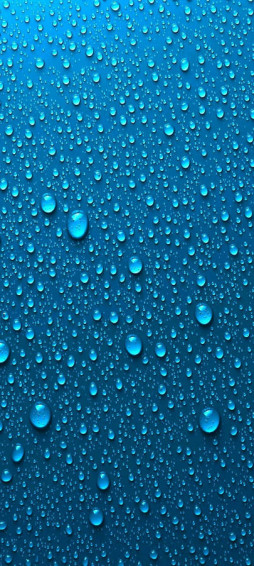 Vivo Y20 Blue Water Droplets Wallpaper