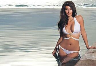 Smoldering Kim Kardashian Desktop Wallpaper Brand