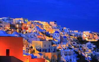 Santorini HD Wallpaper Background Image
