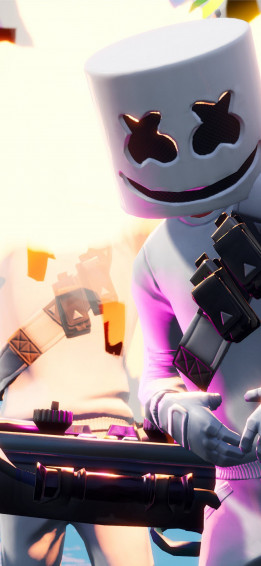 Marshmello Fortnite iPhone Wallpaper By Oftelith11