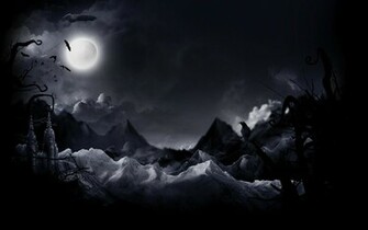 Wallpaper Halloween Moon
