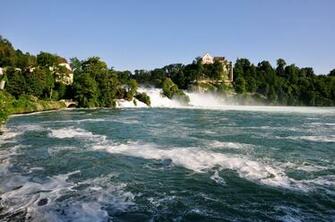 Rhine Falls Switzerland HD Wallpaper Background Image