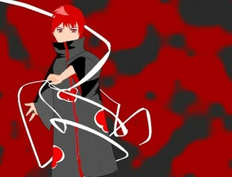 Sasori Akatsuki Pixel Anime HD Wallpaper Iwallscreen