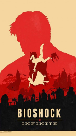 Amazing 4k Bioshock Artwork On An iPhone Wallpaper