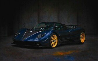 Pagani Zonda Supercar S Background Wallpaper