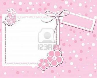 HD Wallpaper Pink Background Flower With Butterfly Royalty