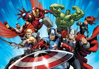 Disney Avengers Boys Bedroom Photo Wallpaper Wall Mural Room 963p