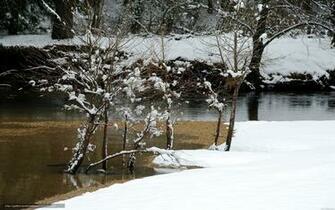 Winter Wallpaper Snow Landscape Nature Gdefon